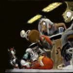 PTS Bar brawl in the Headless Bat by PraiseTheSteel